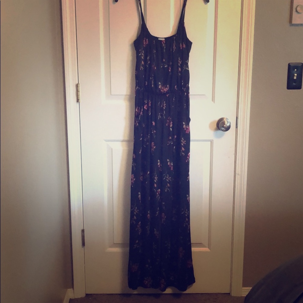 One piece jump suit -floral print